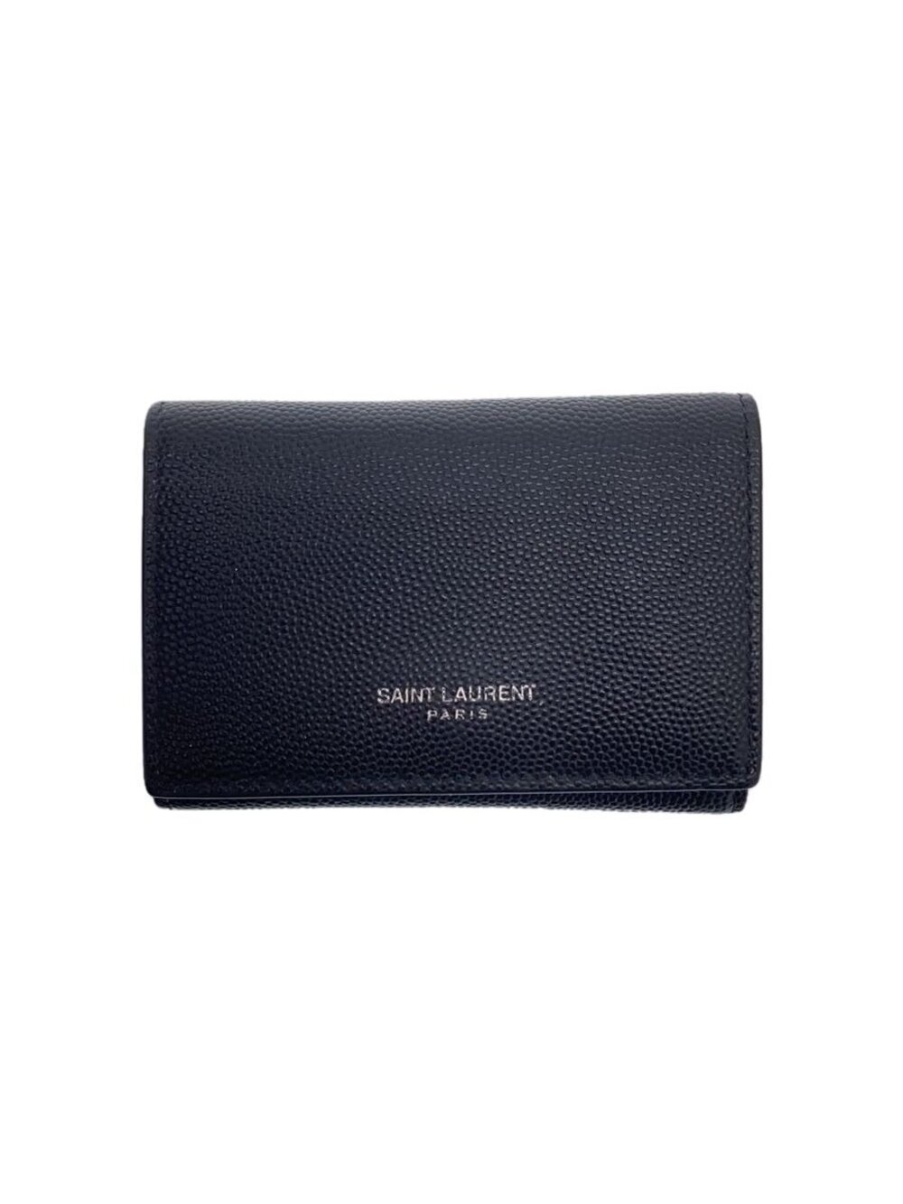 SAINT LAURENT Case Leather Black